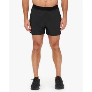 Rhone Mako Tech Shorts 5" Lined Lightweight Pull On Athleisure Black Size XL